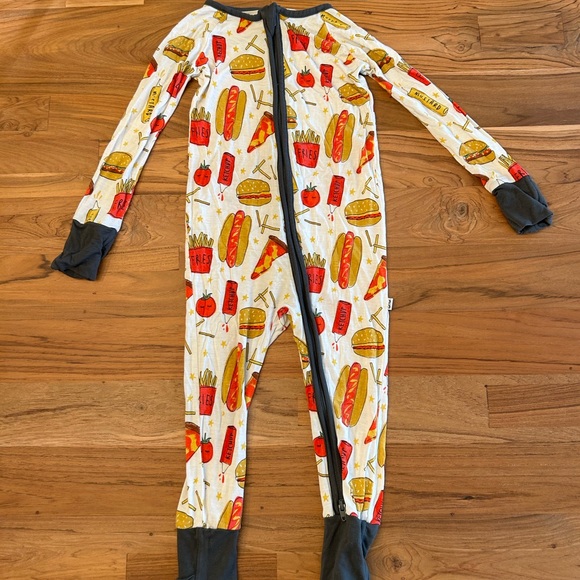 Little Sleepies “Fast Food” Bamboo pajamas. Out of print ! - Picture 1 of 2